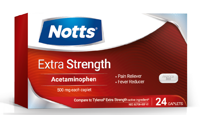 EXTRA STRENGTH ACETAMINOPHEN 500 MG DOSAGE