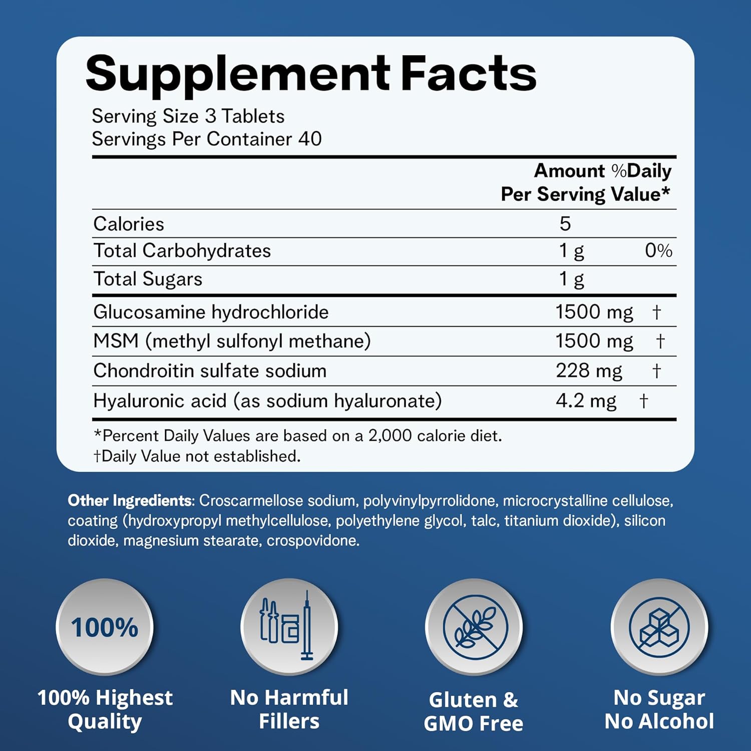 NOTTS Joint Health Triple Strength 120 tablets