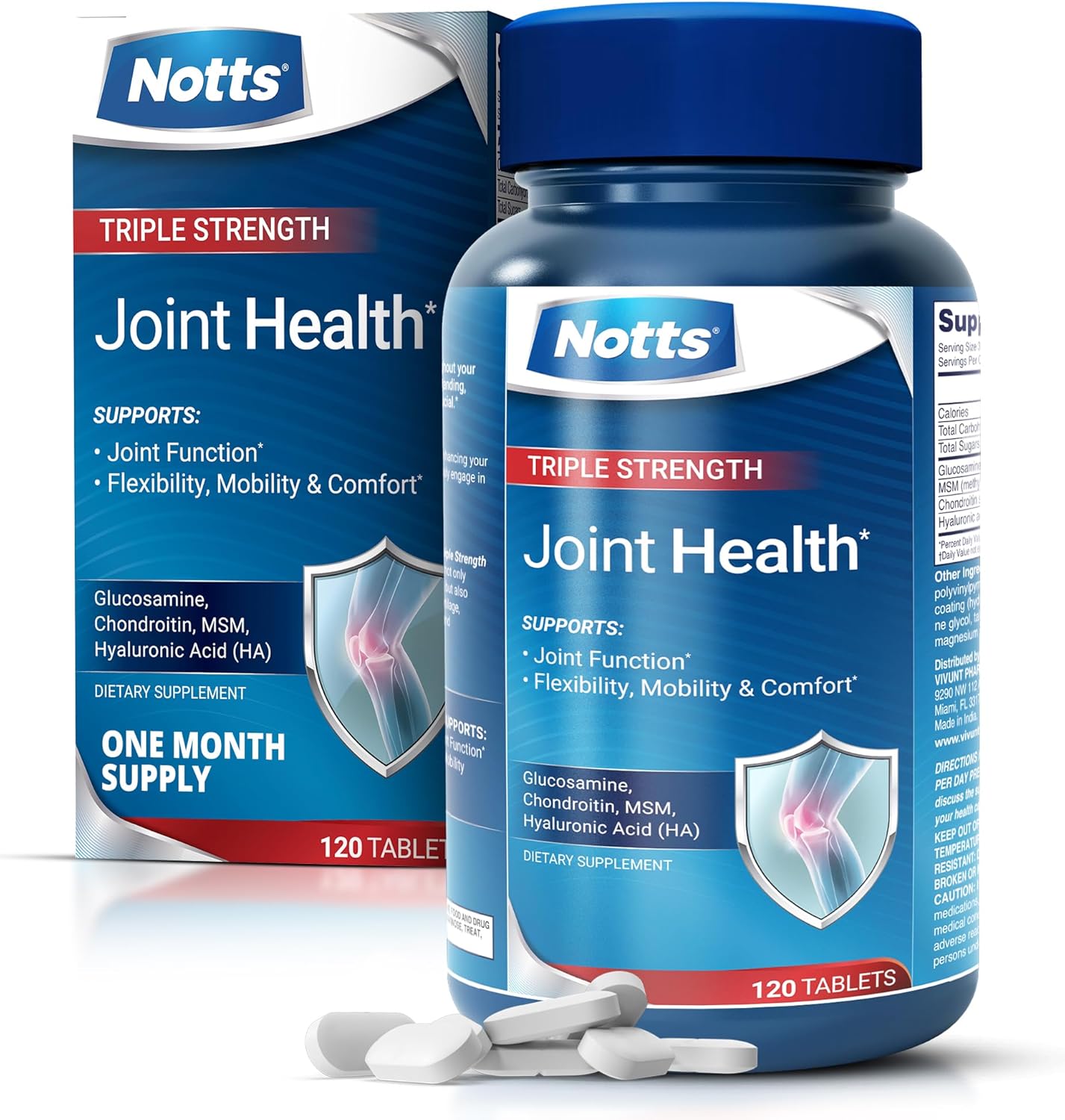 NOTTS Joint Health Triple Strength 120 tablets
