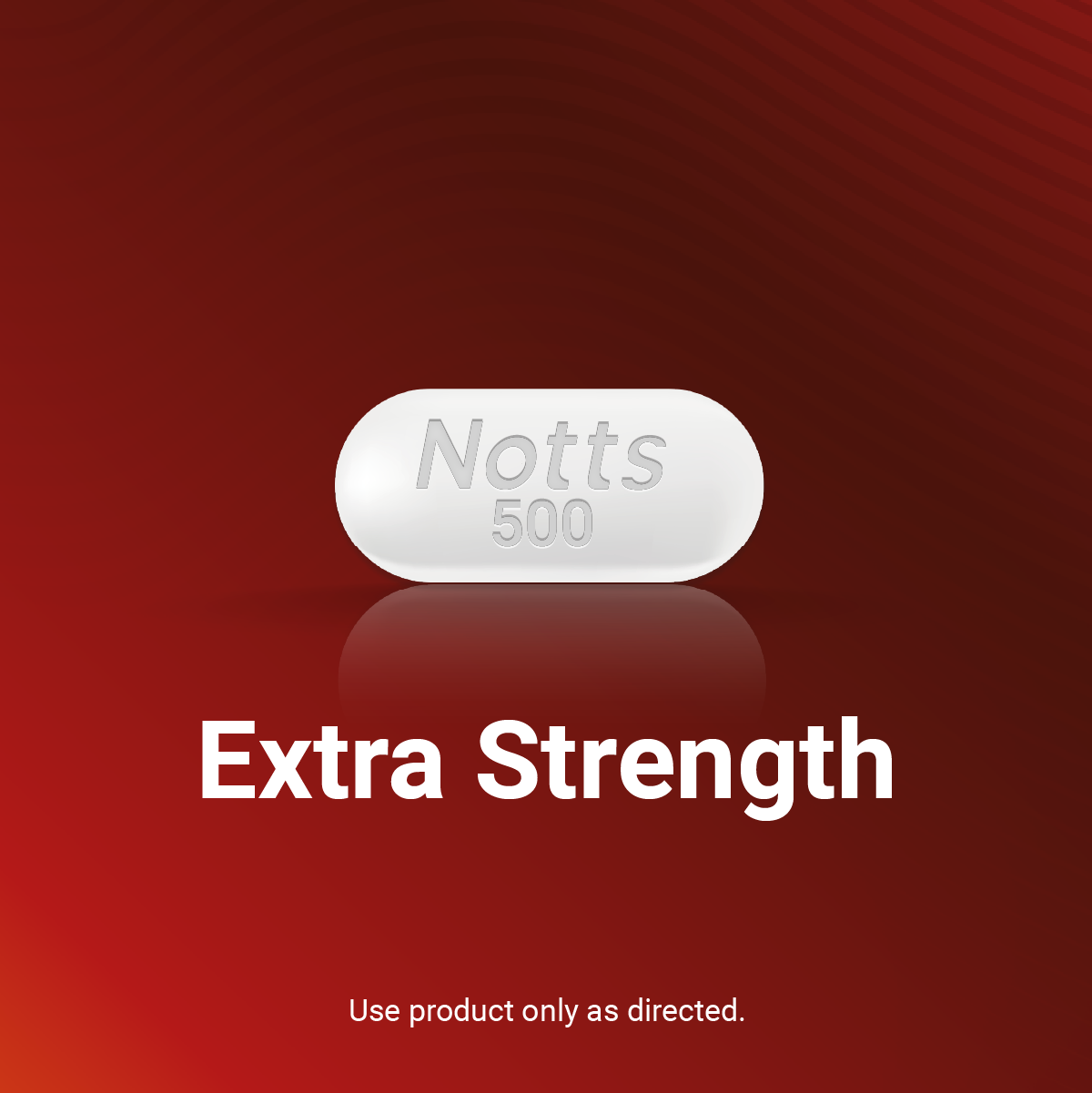 NOTTS Extra Strength Relieves pain Caplets