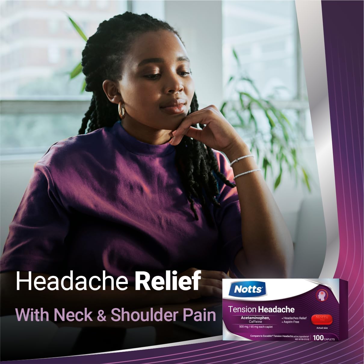 NOTTS Tension Headache headache relief caplet 4