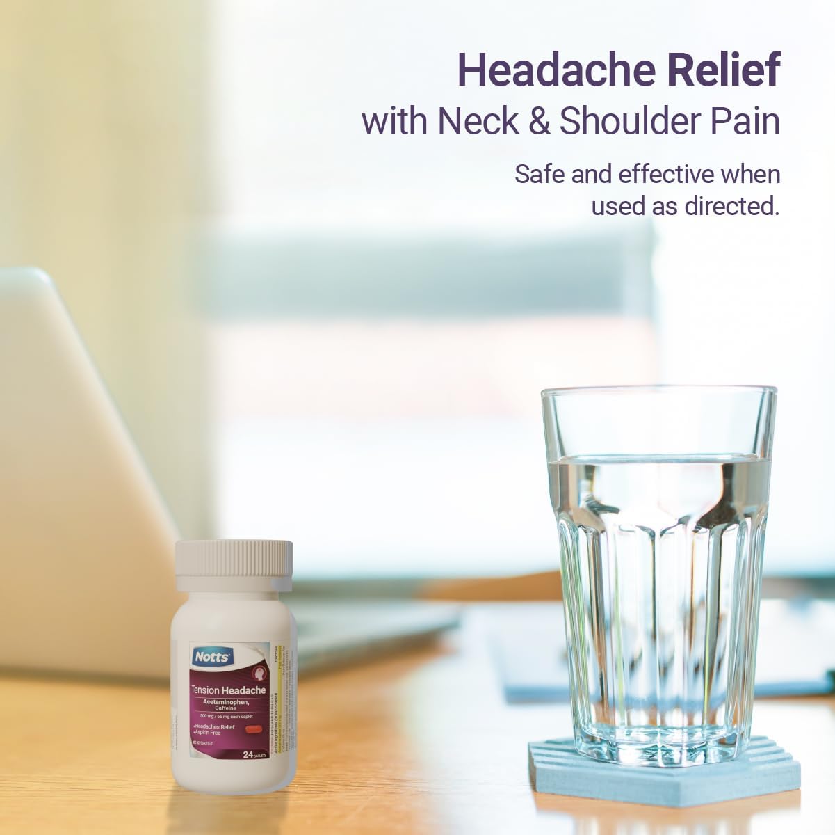 NOTTS Tension Headache headache relief caplet 9