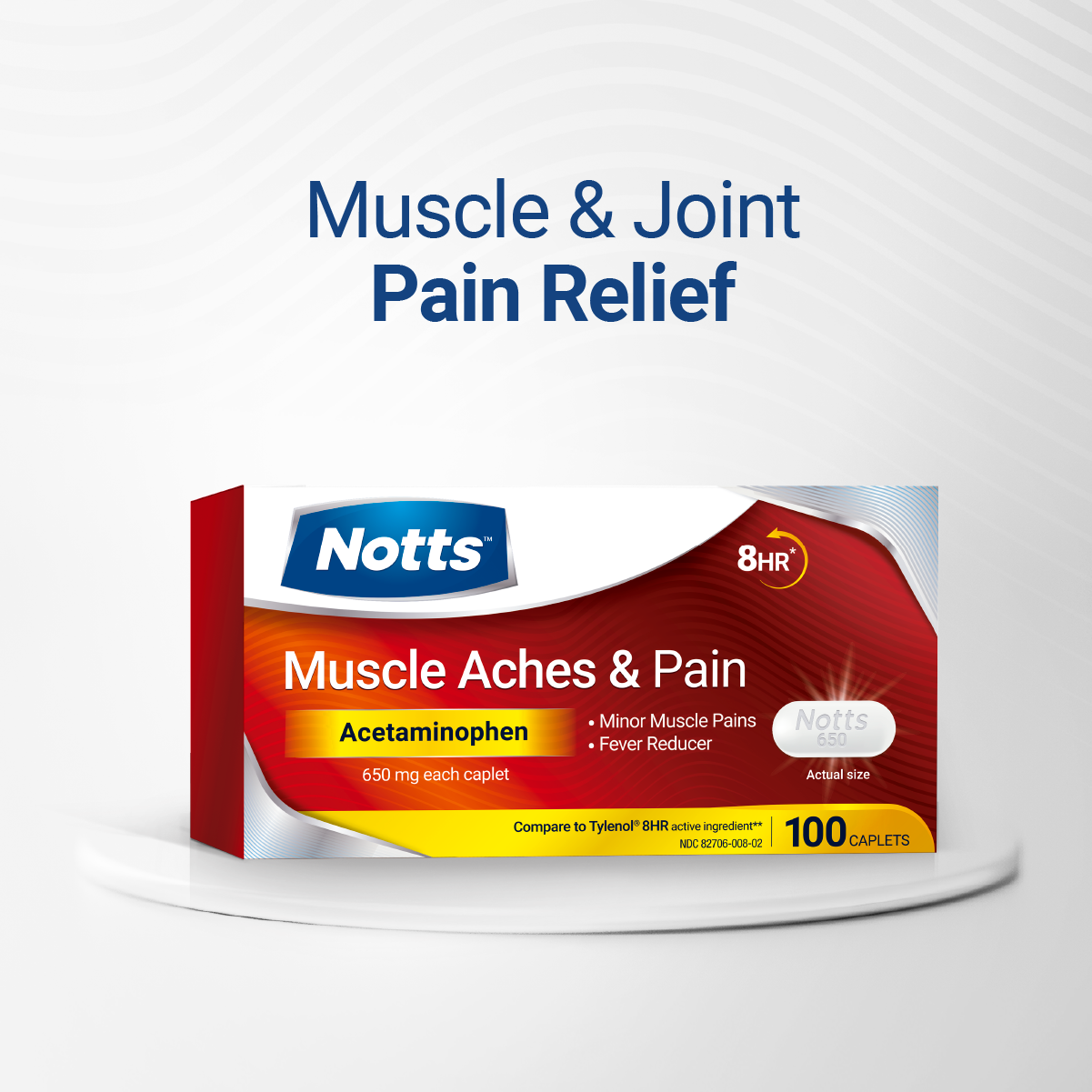 NOTTS™ Muscle Aches & Pain x 100 caplets