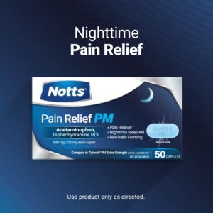 NOTTS Pain Relief PM x 50 caplets